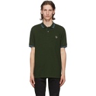 PS by Paul Smith Green and Blue Pique Zebra Polo