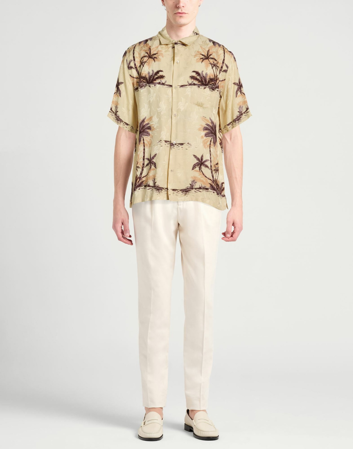 Celine Mens Shirt in Beige