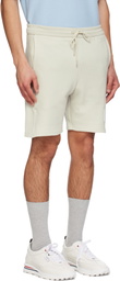 Thom Browne Beige Classic Loopback 4-Bar Sweat Shorts