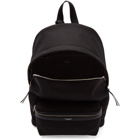 Saint Laurent Black Canvas City Backpack