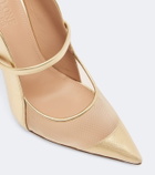 Malone Souliers Maureen leather and mesh mules