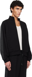 Dsquared2 Black D2 Tape Zipped Jacket