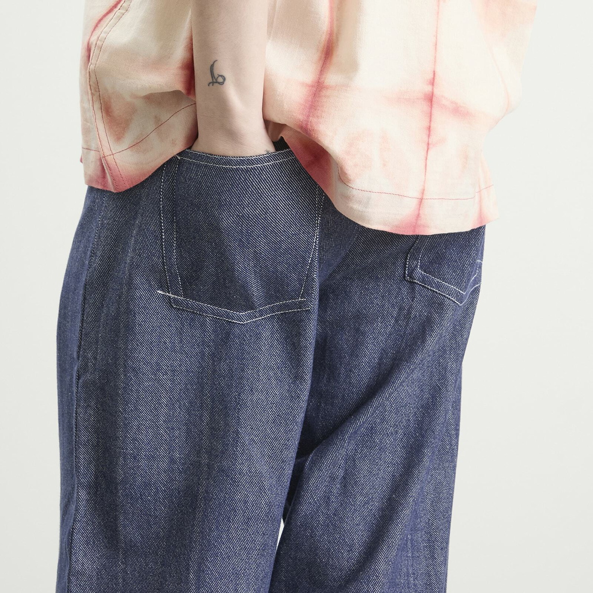 Story mfg. Women's Poetry Jeans in Earthloom Selvedge Denim