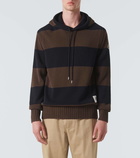 Moncler Striped cotton hoodie