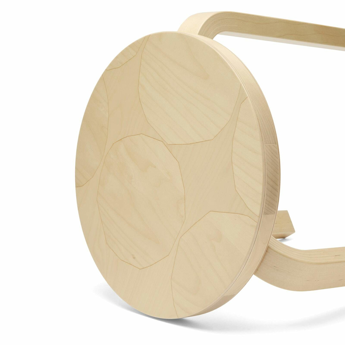 Artek x Marimekko Stool 60 - Kivet in Solid Birch 
