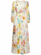 ZIMMERMANN - Halcyon Floral Layered Linen Maxi Dress