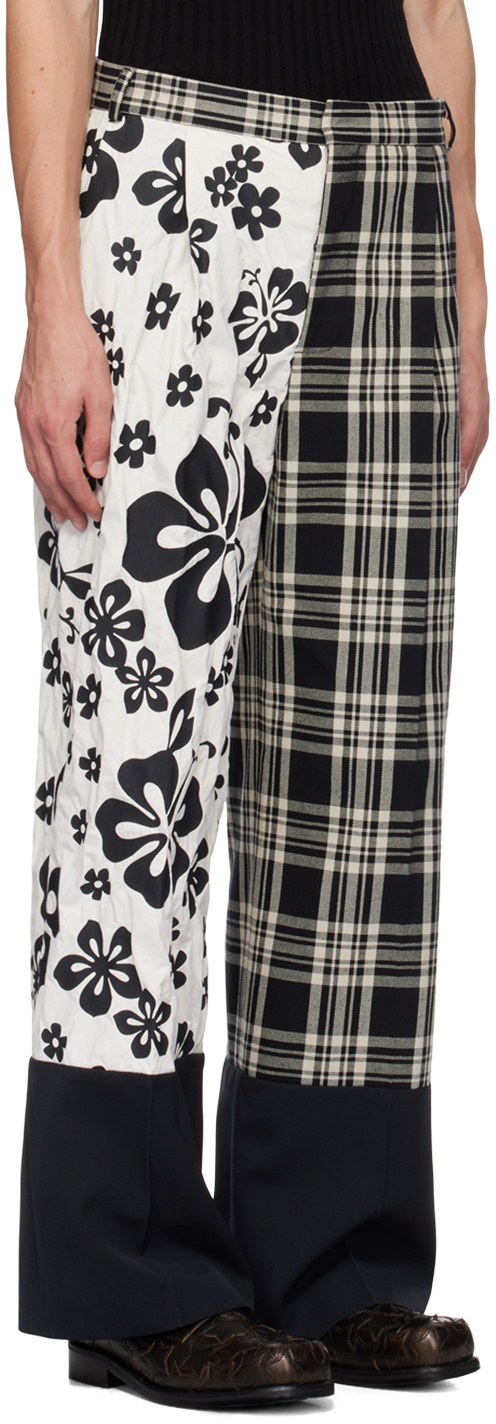 Walter Van Beirendonck Black Star Trousers