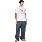 BAPE White ABC Camo College T-shirt