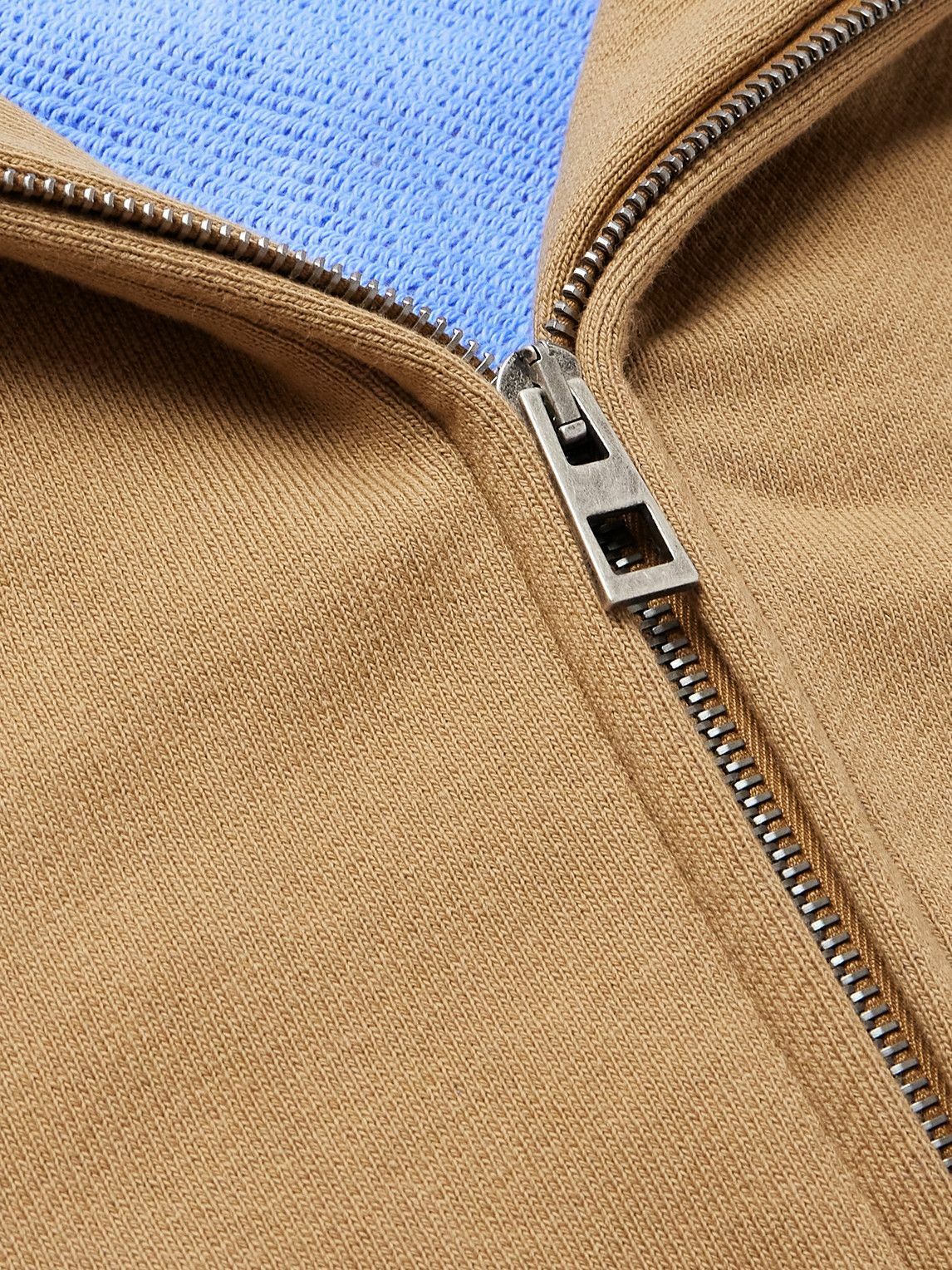 LOEWE - Logo-Embroidered Cotton-Jersey Hoodie - Neutrals
