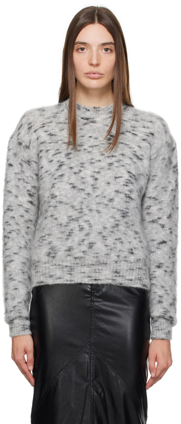 Isabel Marant Etoile Gray Morena Sweater Isabel Marant Etoile