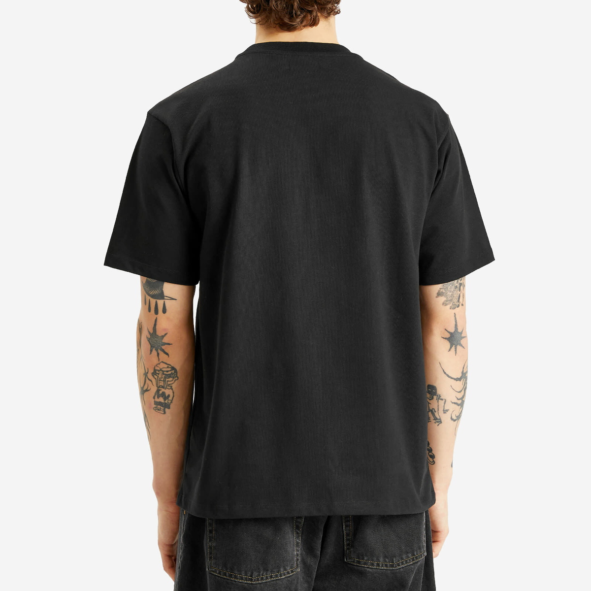 Late Checkout Men's Logo T-Shirt in Black