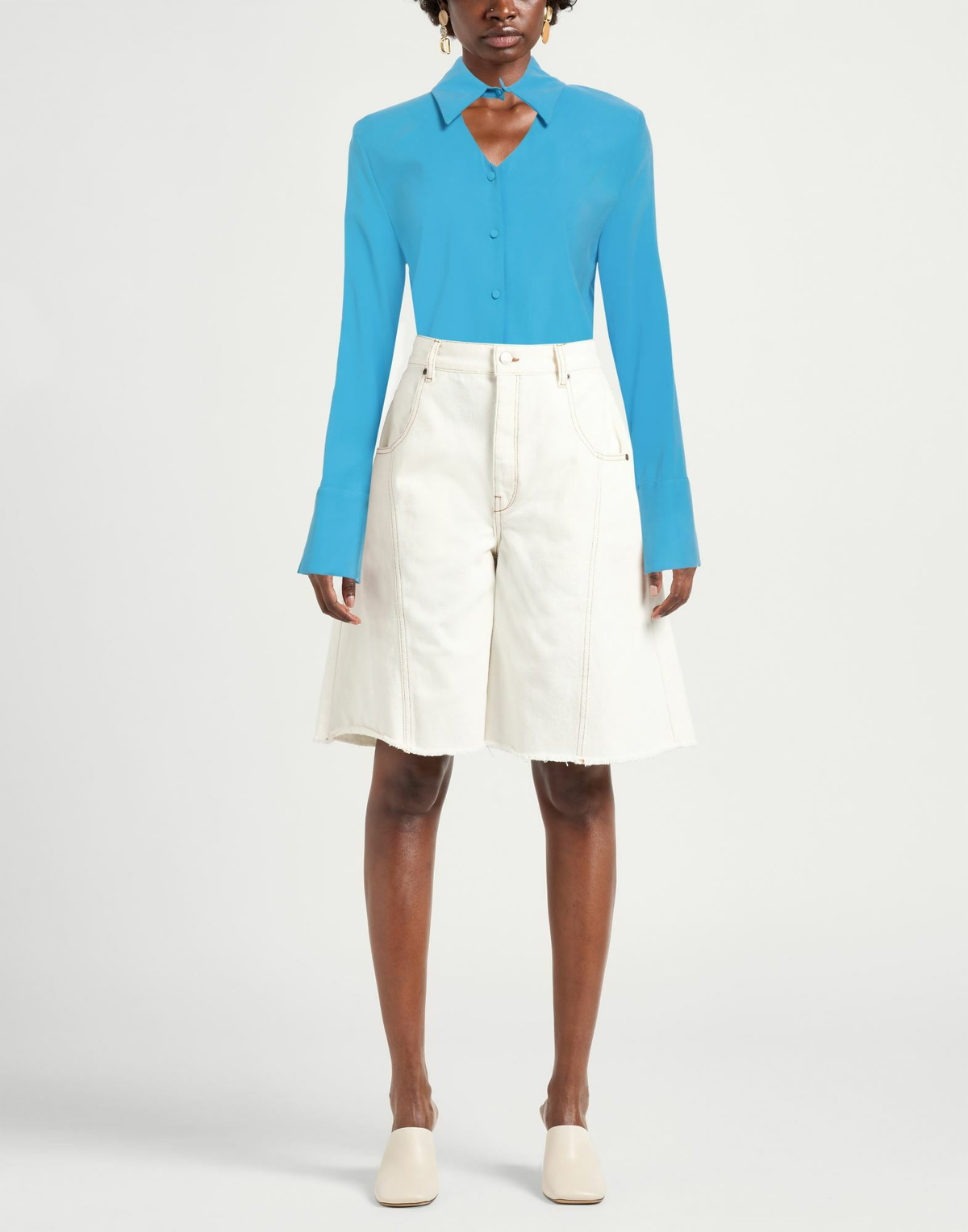 Jijil Womens Shirt Azure