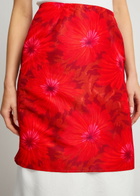 Wales Bonner Triumph Floral-print Layered Satin Skirt Multicoloured 1
