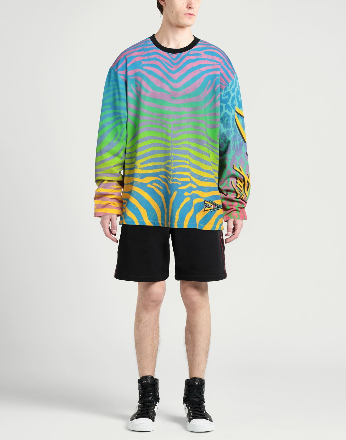 Balmain Mens Sweatshirt Azure