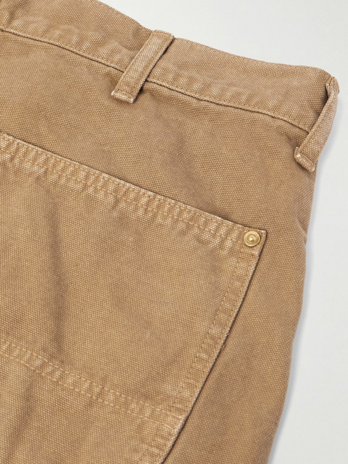 OrSlow - Oxford Painter Straight-Leg Cotton-Twill Trousers - Brown