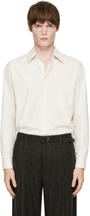 Photo: LEMAIRE Off-White Regular Shirt