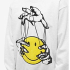 MARKET Men's Smiley Marionette Crew Sweat in Ash