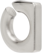 Rick Owens Silver Porterville Round Prong Ear Cuff