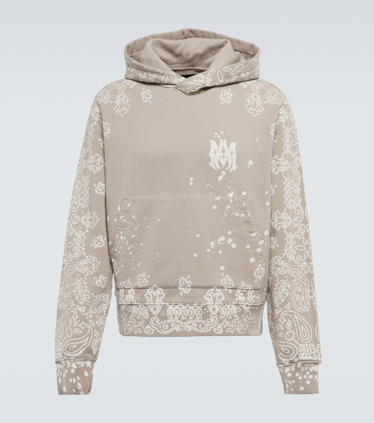 Amiri - Bandana cotton jersey hoodie