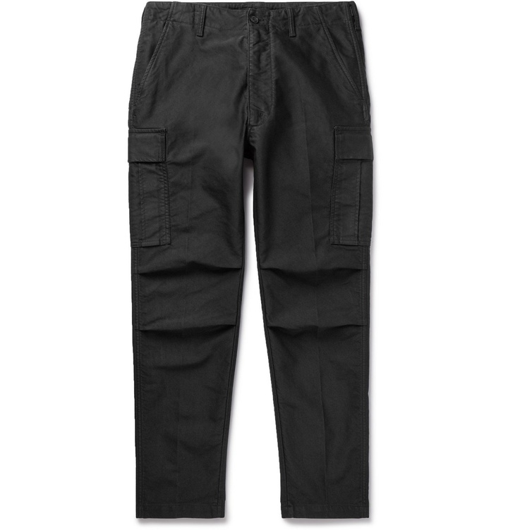 Photo: TOM FORD - Slim-Fit Cotton Cargo Trousers - Black