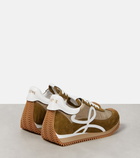 Loewe Flow Runner suede sneakers