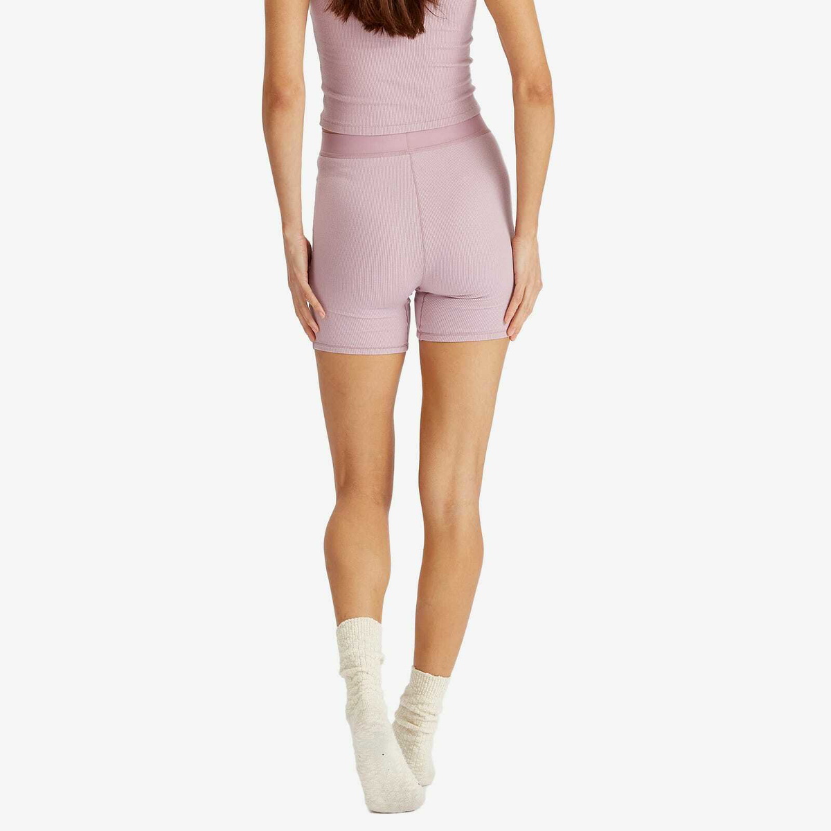 SKIMS Women's Cotton Rib Boxer in Dusk SKIMS