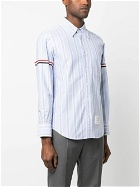 THOM BROWNE - Striped Cotton Shirt