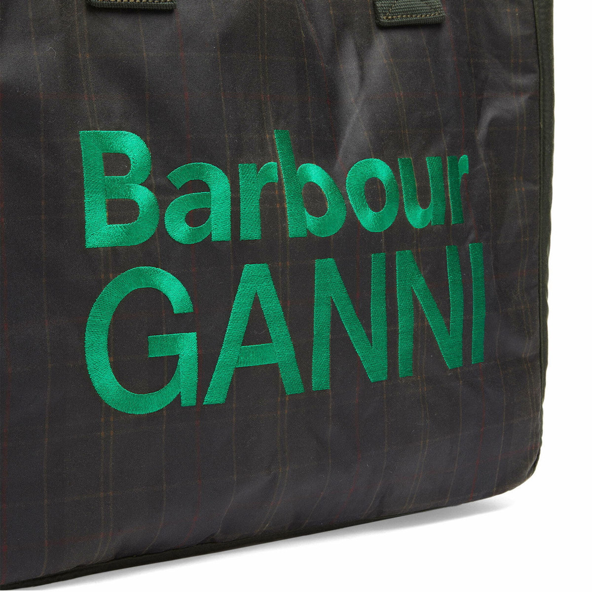 Barbour Women's x Ganni Wax Tote Bag in Dufflebag/Classic