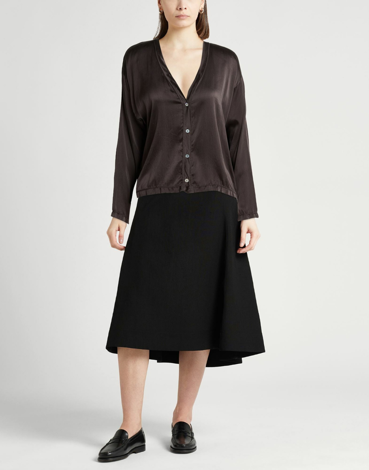 Crossley Womens Shirt Dark in Brown