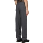 Tanaka Grey Wool Unfinished Dad Trousers