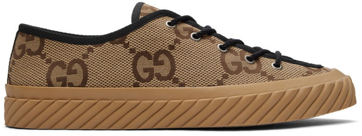 Photo: Gucci Beige Maxi GG Sneakers