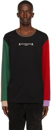 mastermind WORLD Multicolor Paneled Long Sleeve T-Shirt