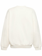 ANINE BING Jaci Monogram Cotton Blend Sweatshirt