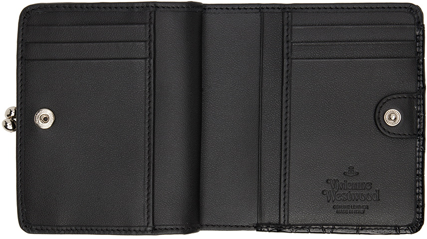 ☆韓国の人気☆【Vivienne Westwood】☆KISS LOCK WALLET☆ Vivienne Westwood Black Kiss-Lock Wallet Vivienne Westwood