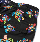 Vilebrequin - Moorea Mid-Length Printed Swim Shorts - Black