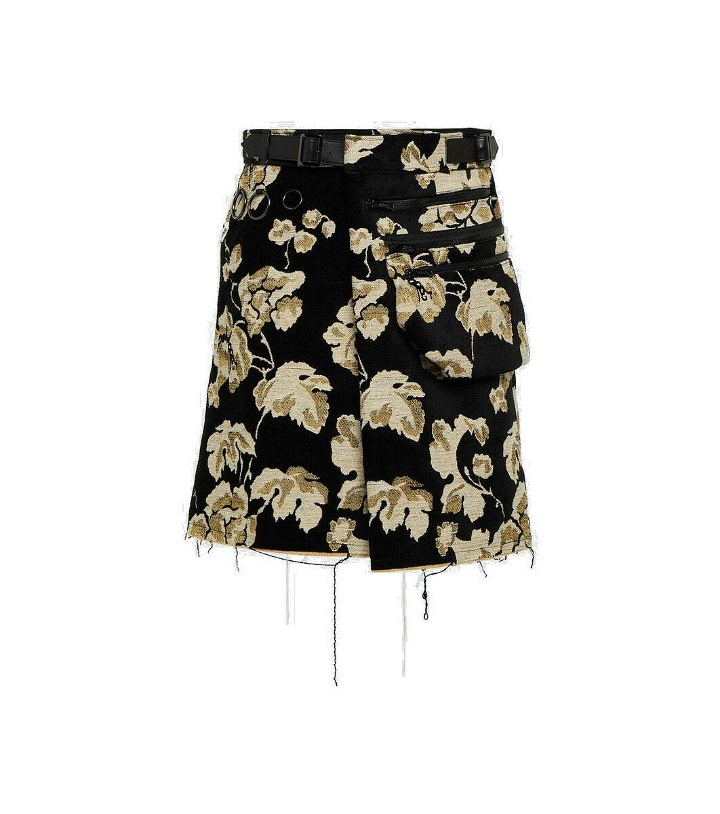 Photo: Undercover Floral jacquard skirt