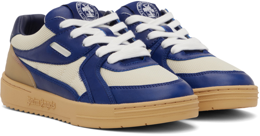 Palm Angels Off-White & Blue University Sneakers Palm Angels