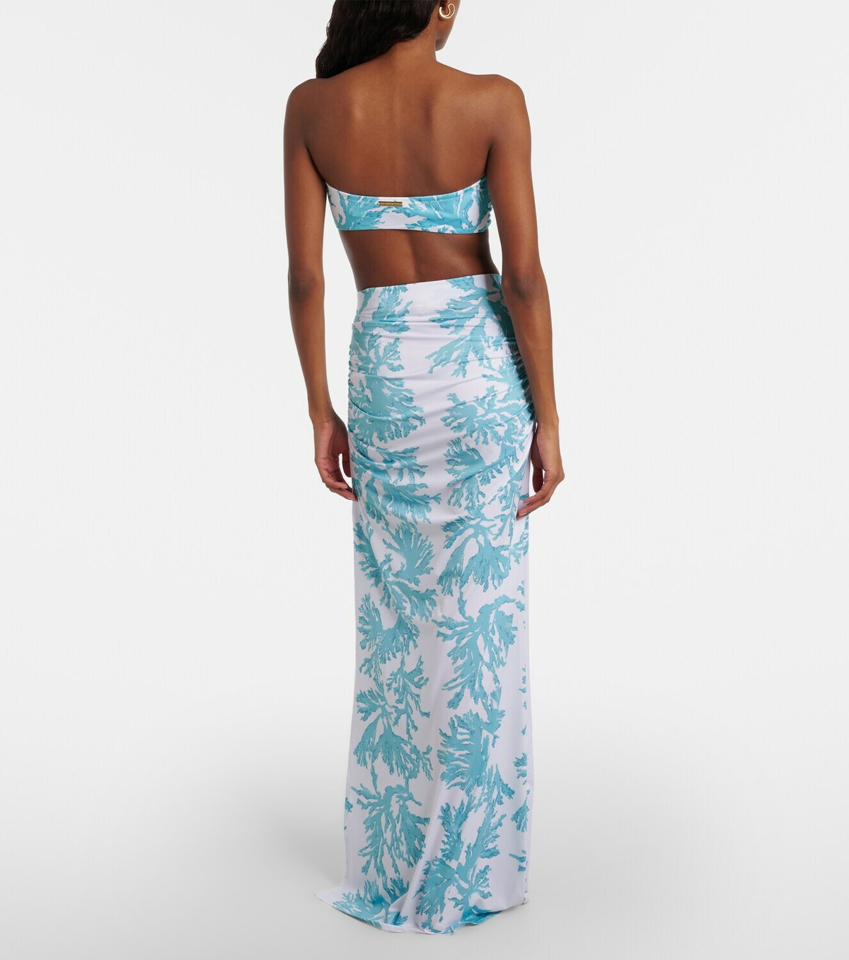 Alexandra Miro Gia printed jersey maxi skirt