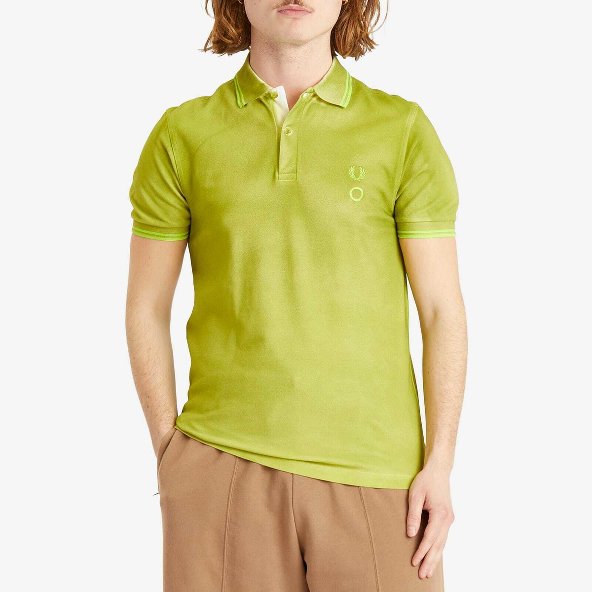 Fred Perry Men's x Craig Green Tennis Polo Shirt in Grass