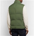 Brunello Cucinelli - Quilted Nylon Down Gilet - Green