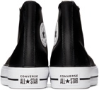 Converse Black Leather Chuck Taylor All Star Lift High Sneakers
