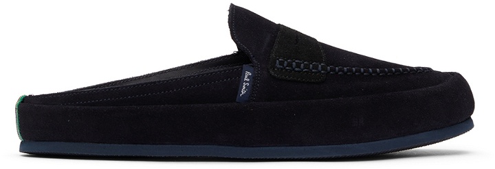 Photo: PS by Paul Smith Navy Nemean Slip-On Loafers