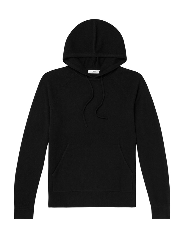 Photo: Mr P. - Mitchell Cashmere Hoodie - Black