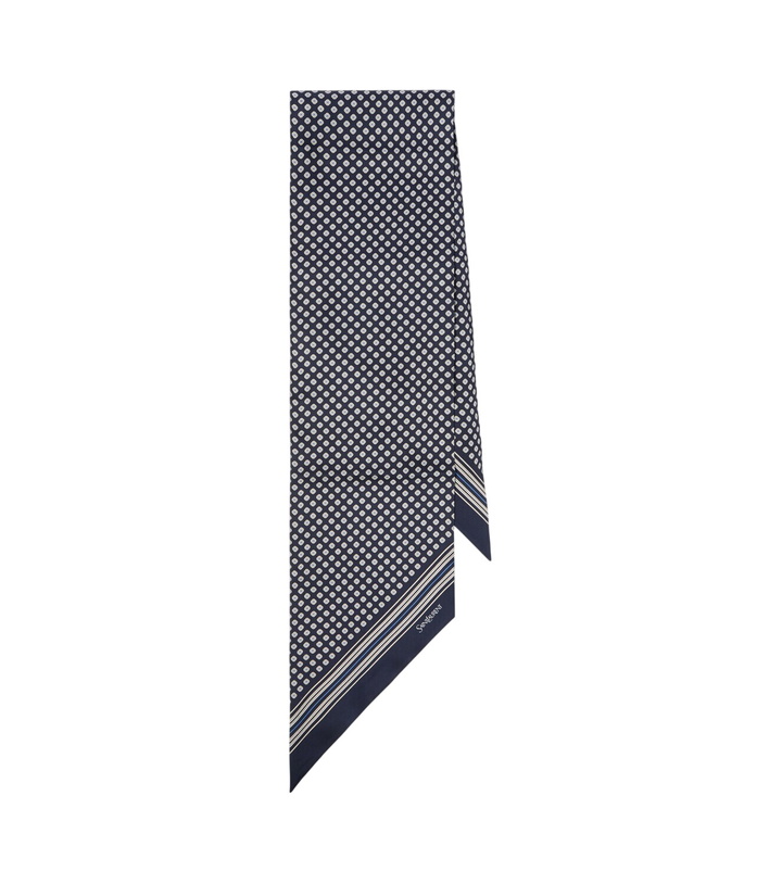 Photo: Saint Laurent Silk jacquard scarf