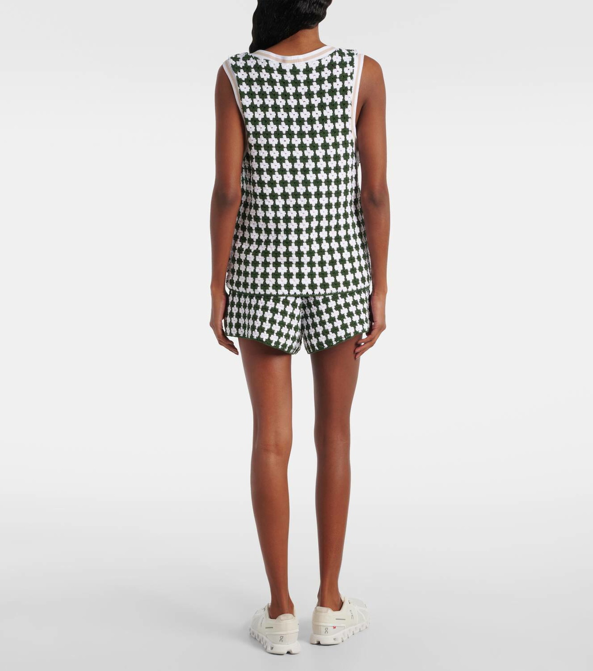 The Upside Portobello Watson crochet cotton vest