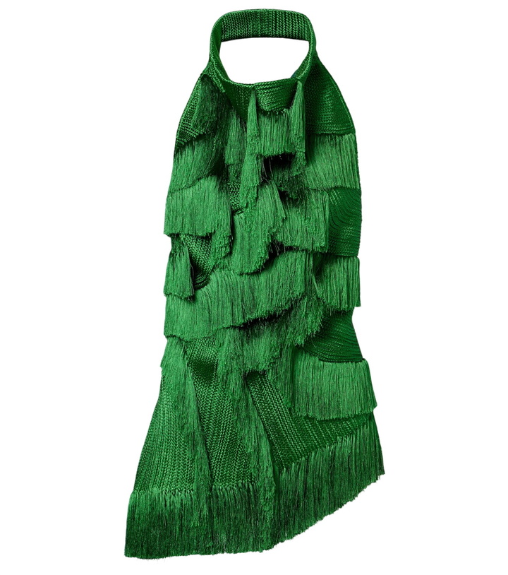 Photo: Xu Zhi Fringed asymmetric top