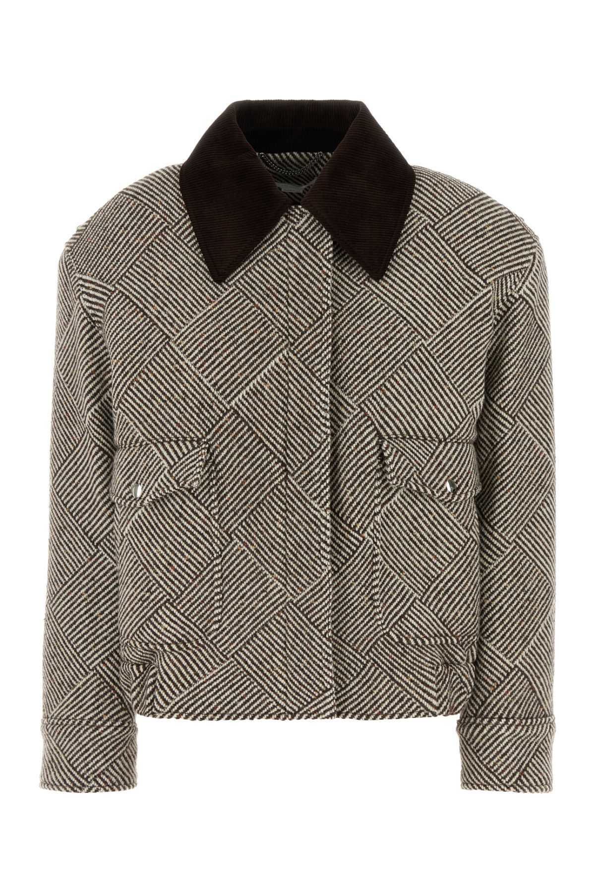ブルゾン Stella Mccartney Embroidered Tweed Oversize Bomber Jacket Stella McCartney Embroidered Tweed Oversize Bomber Jacket