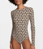 Valentino Toile Iconographe jersey bodysuit