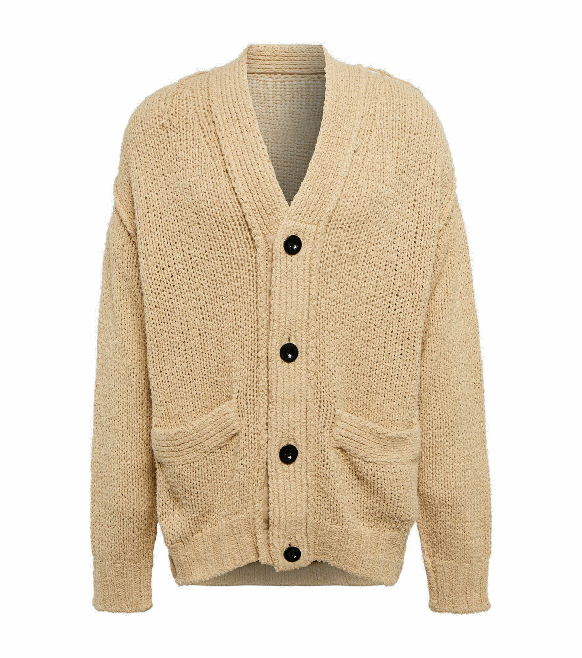 Sacai Cotton Poplin X Knit Cardigan Cardigans 600062812owt