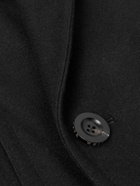Private White V.C. - The Manchester Wool Peacoat - Black